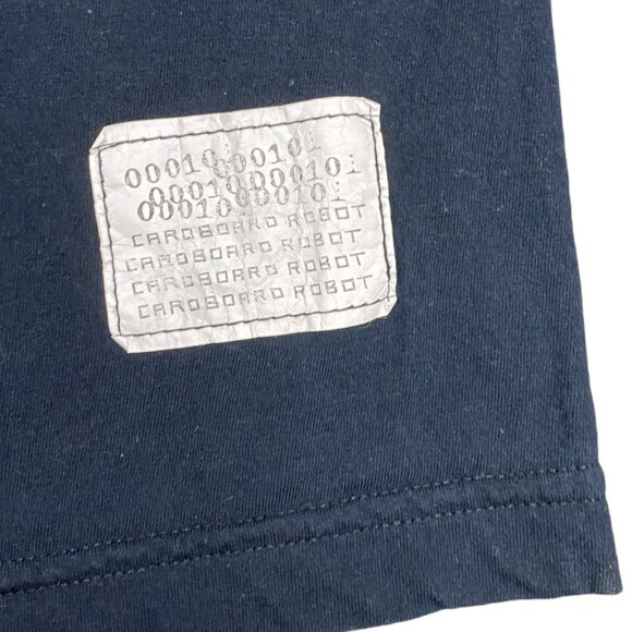 CBR Mens S Black Tshirt Gold Grill Vampire Teeth Mouth Metallic Graphic Print - Picture 5 of 9